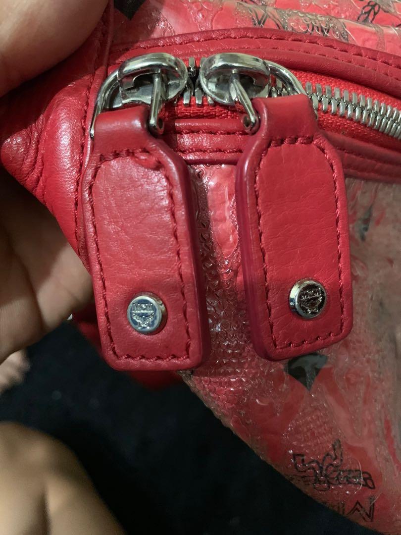 MCM x phenomenon snake skin waist beg