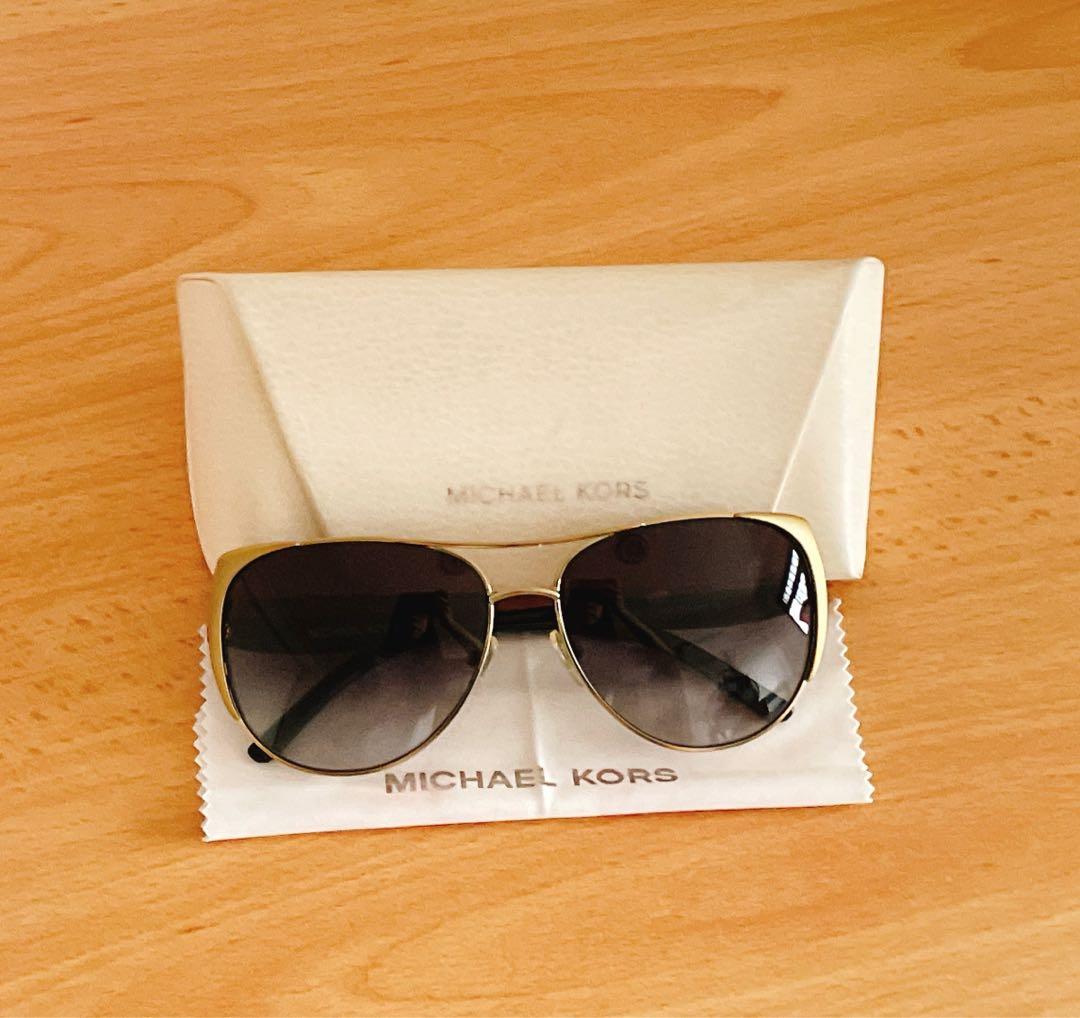 Michael kors aviator store sunglasses rose gold