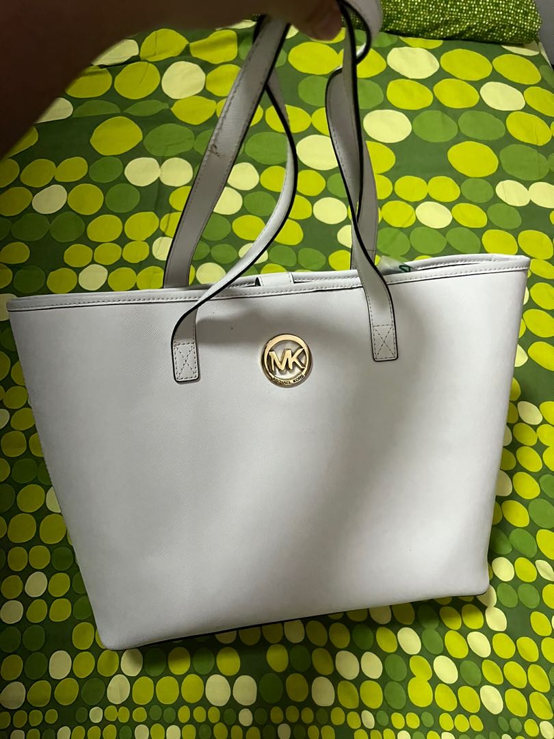 Michael kors outlet white handbag
