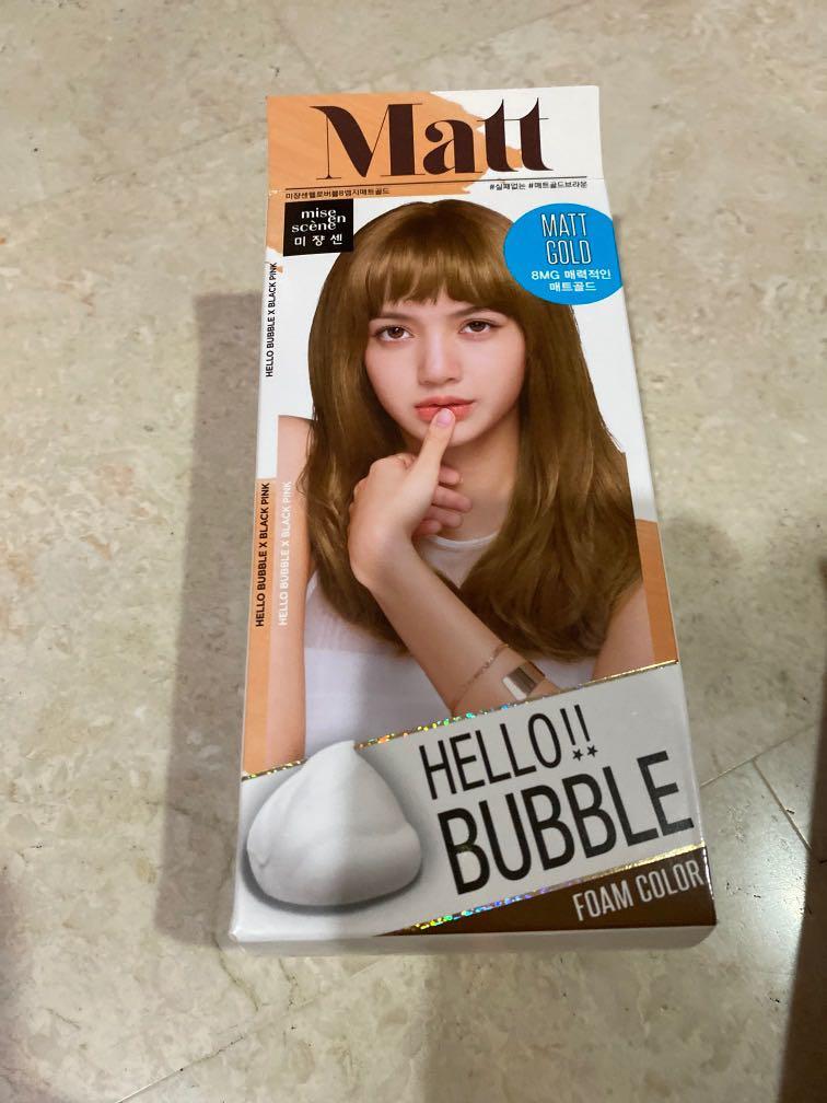 Mise En Scene Hello Bubble Hair Dye (Matt Gold), Beauty & Personal Care