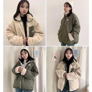 Muahmuah 絨毛外套 雙面外套 羊羔毛外套 飛行外套