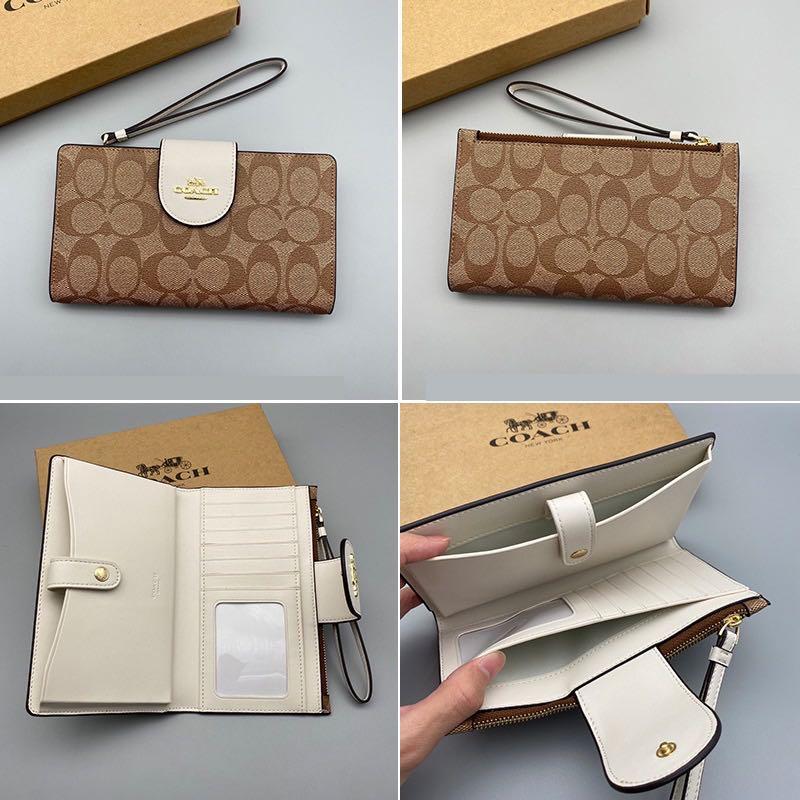 Women's coach wristlet wallet clearance