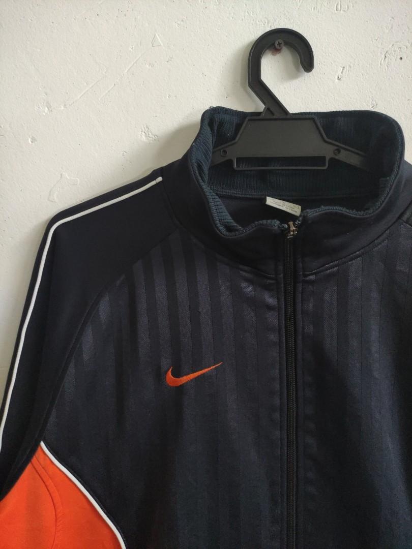Nike Swoosh Orange Jacket, Men's Fashion, Tops & Sets, Hoodies on Carousell