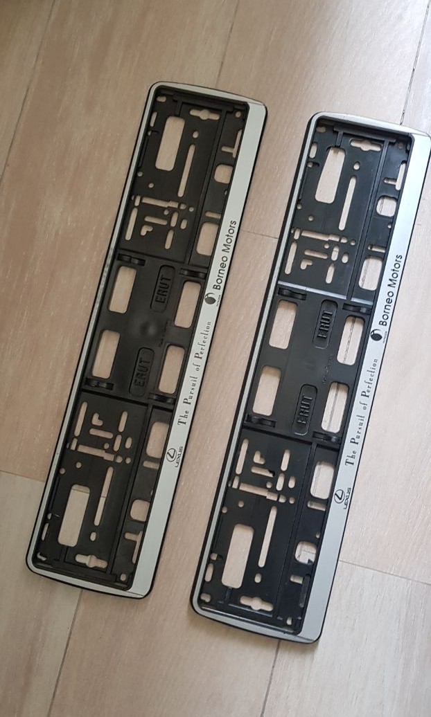 Original Lexus Carplate Holders, Car Accessories, Car Plates on Carousell