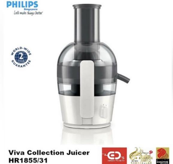 philips juicer HR1855 40sgd including ship TV Home Appliances Kitchen Appliances Juicers Blenders Grinders on Carousell