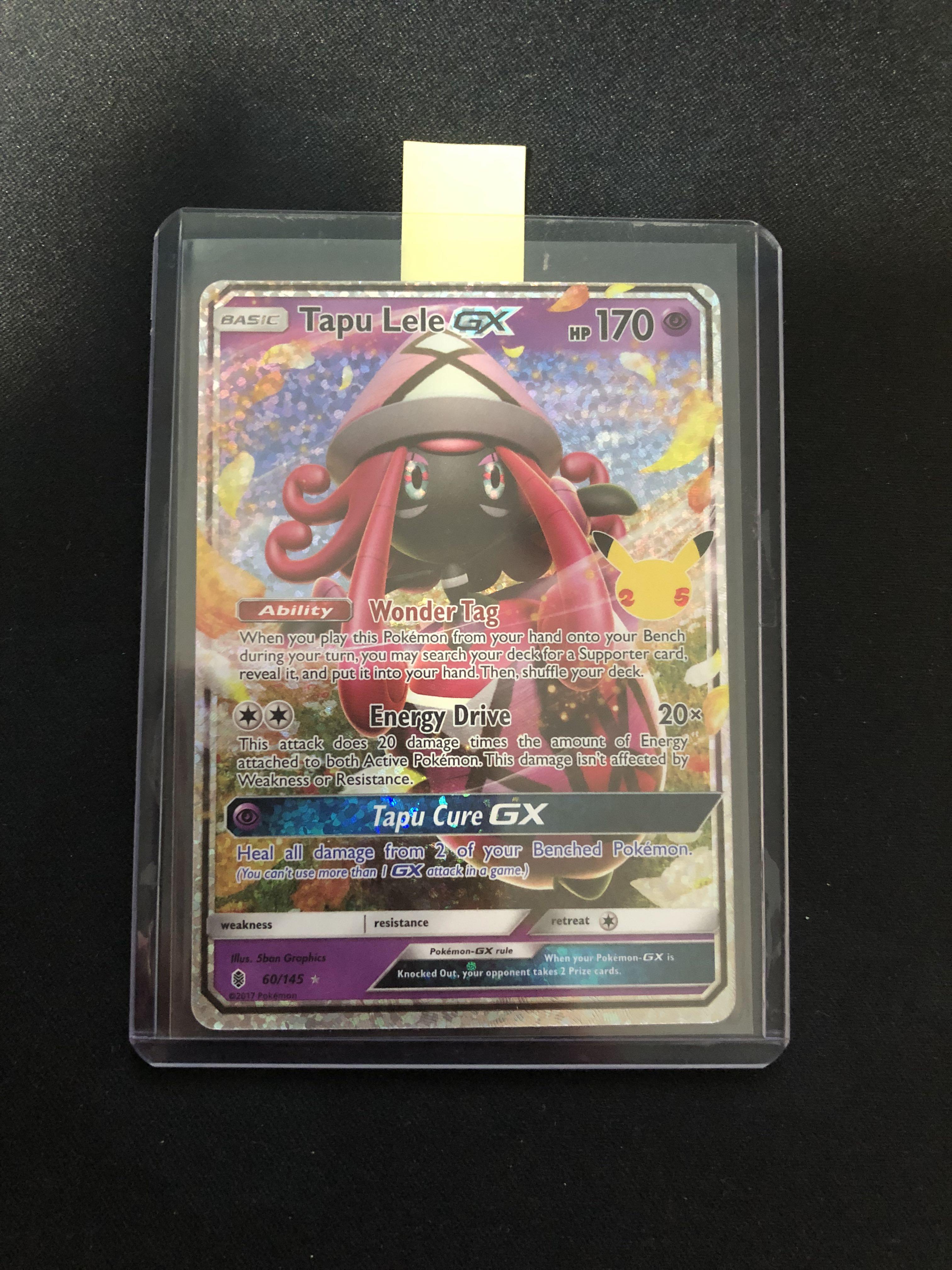 pokemon tcg Celebrations assorted Tapu Lele gx Flying Pikachu vmax