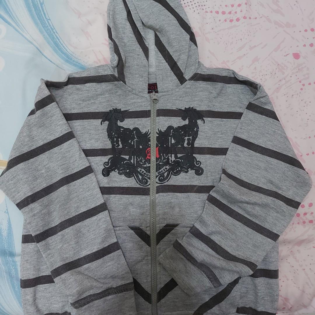 POLO ZIPPER JACKET WITH HOODIE, Fesyen 