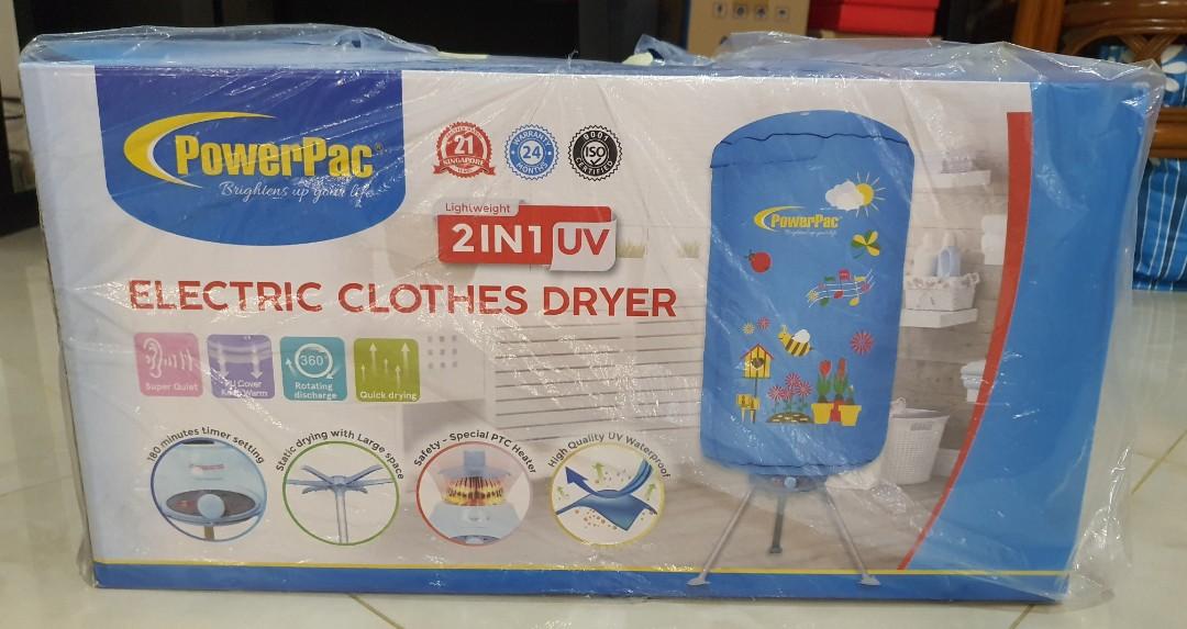 2in1 Portable UV Electric clothes dryer with UV waterproof & PTC Heate -  PowerPacSG