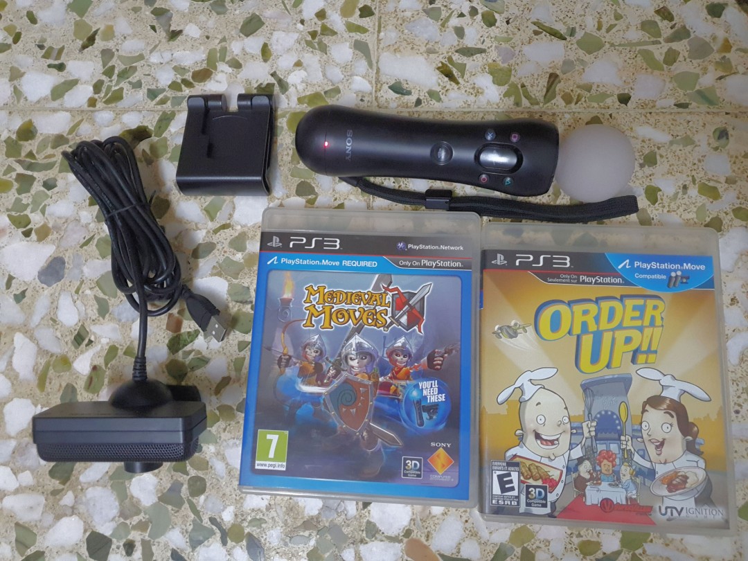 Ps move set (ps3), Video Gaming, Gaming 