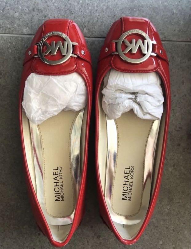 Michael kors flats red 2025