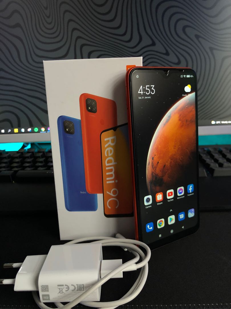 Xiaomi Redmi 9C 64GB Sunrise Orange New Dual SIM 6,53  Smartphone Mobile  Boxed