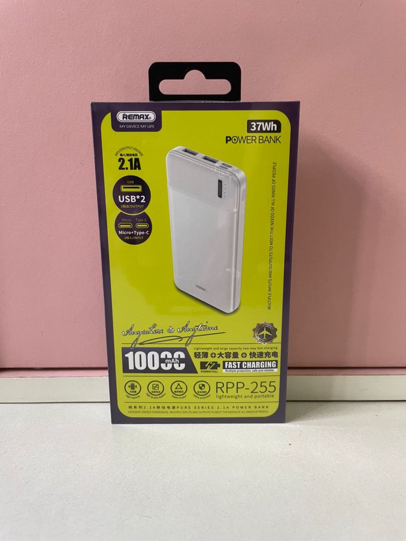 Remax Powerbank 10000mAh, Mobile Phones & Gadgets, Mobile ...