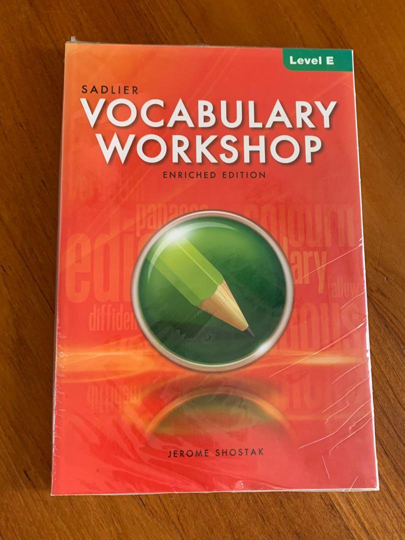 Sadlier vocabulary enriched editions, Hobbies & Toys, Books