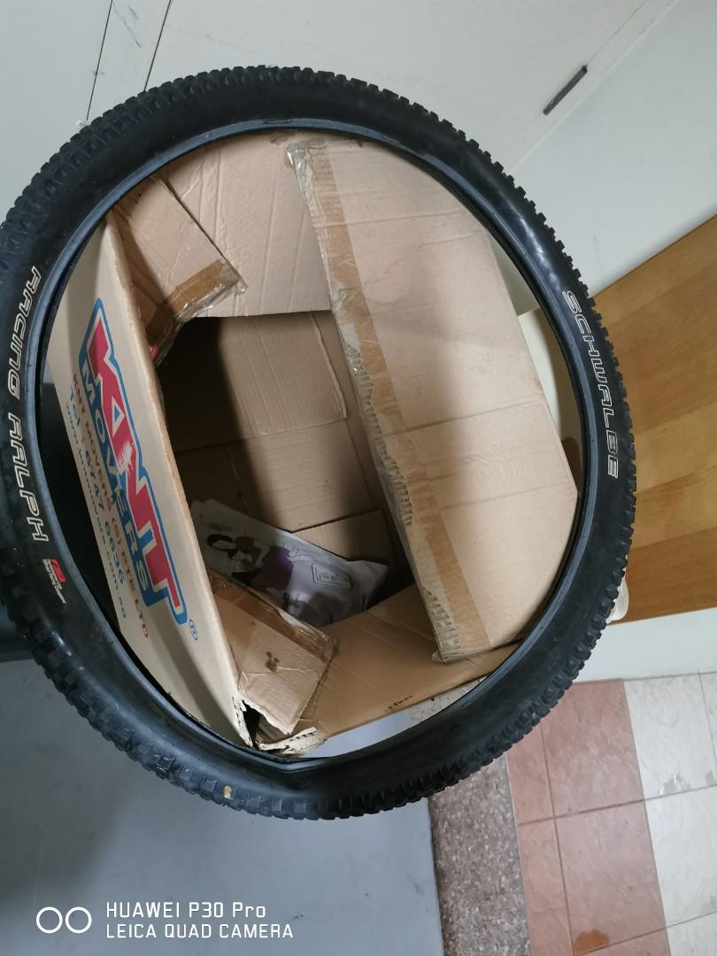 Adelaide Michelangelo grind Schwalbe Racing Ralph 26" x 2.25 MTB tyres, Sports Equipment, Bicycles &  Parts, Parts & Accessories on Carousell