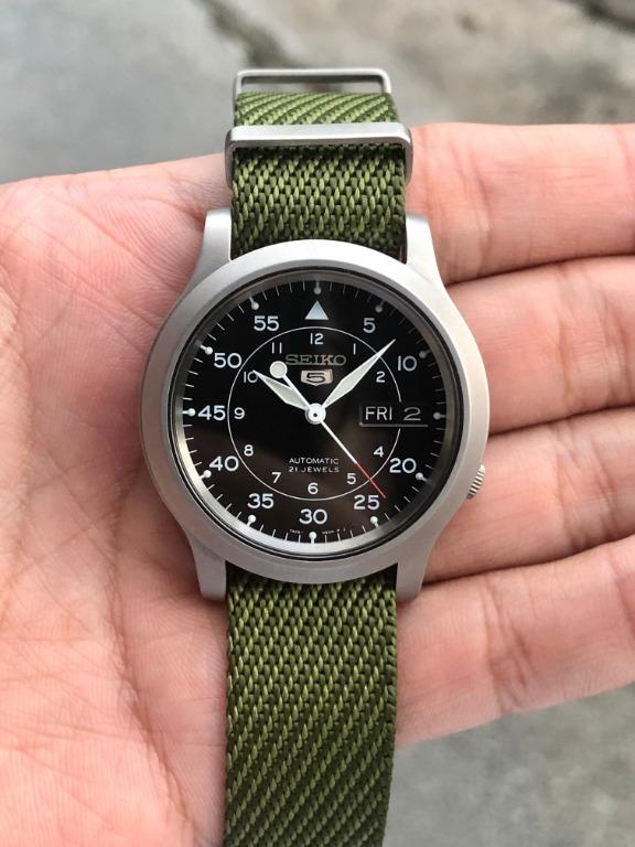 Seiko 5 SNK809 Flieger Pilot Complete Set, Men's Fashion, Watches &  Accessories, Watches on Carousell