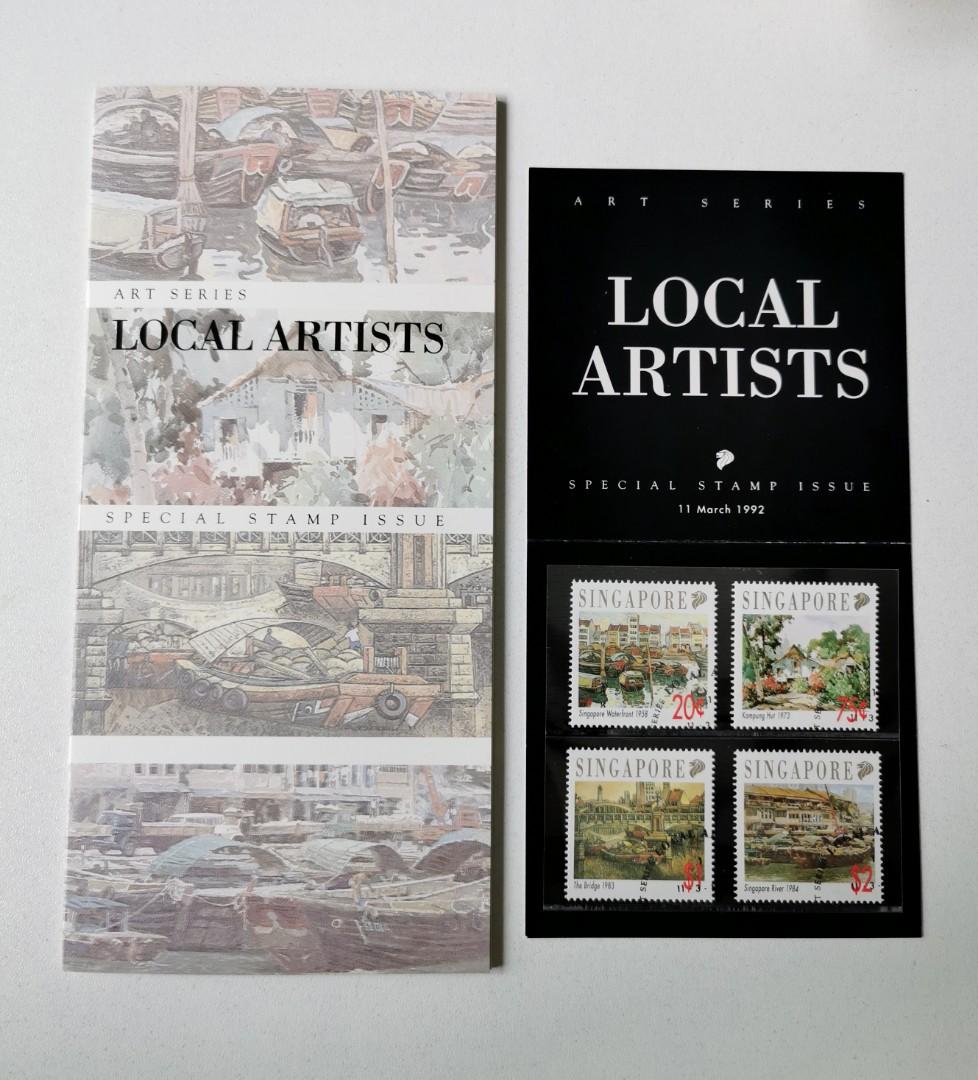 Singapore 1992 Stamp Pack - Local Artists, Hobbies & Toys