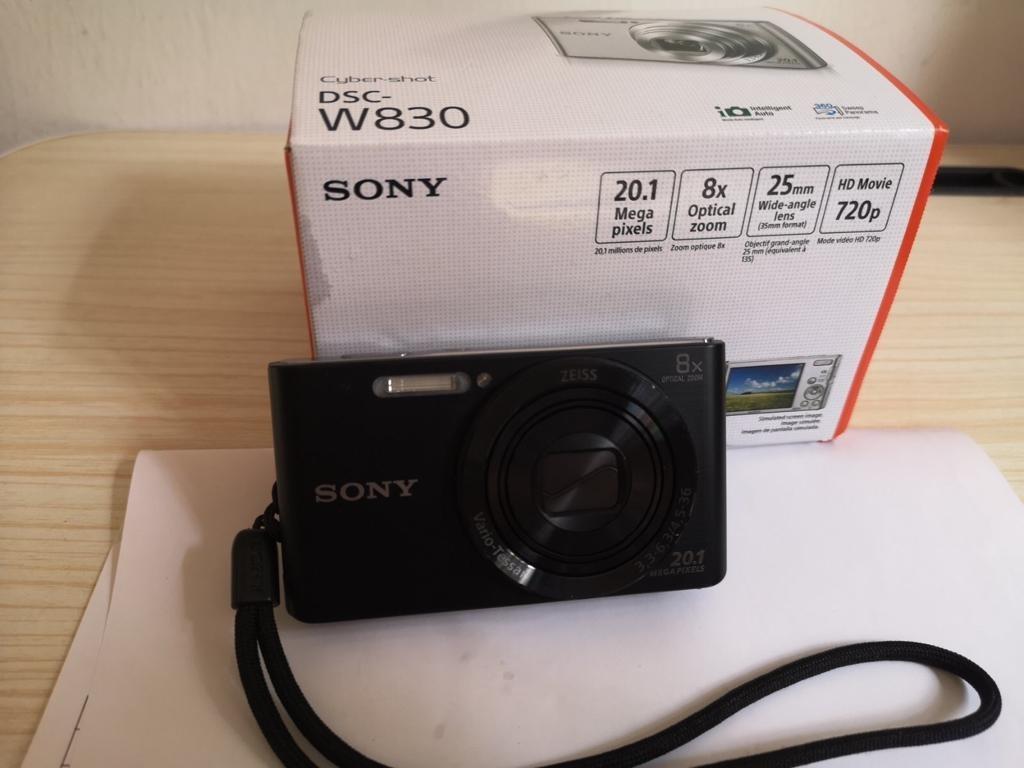 Sony Cyber-shot DSC W830 Digital Compact Camera with 8x Optical Zoom ...