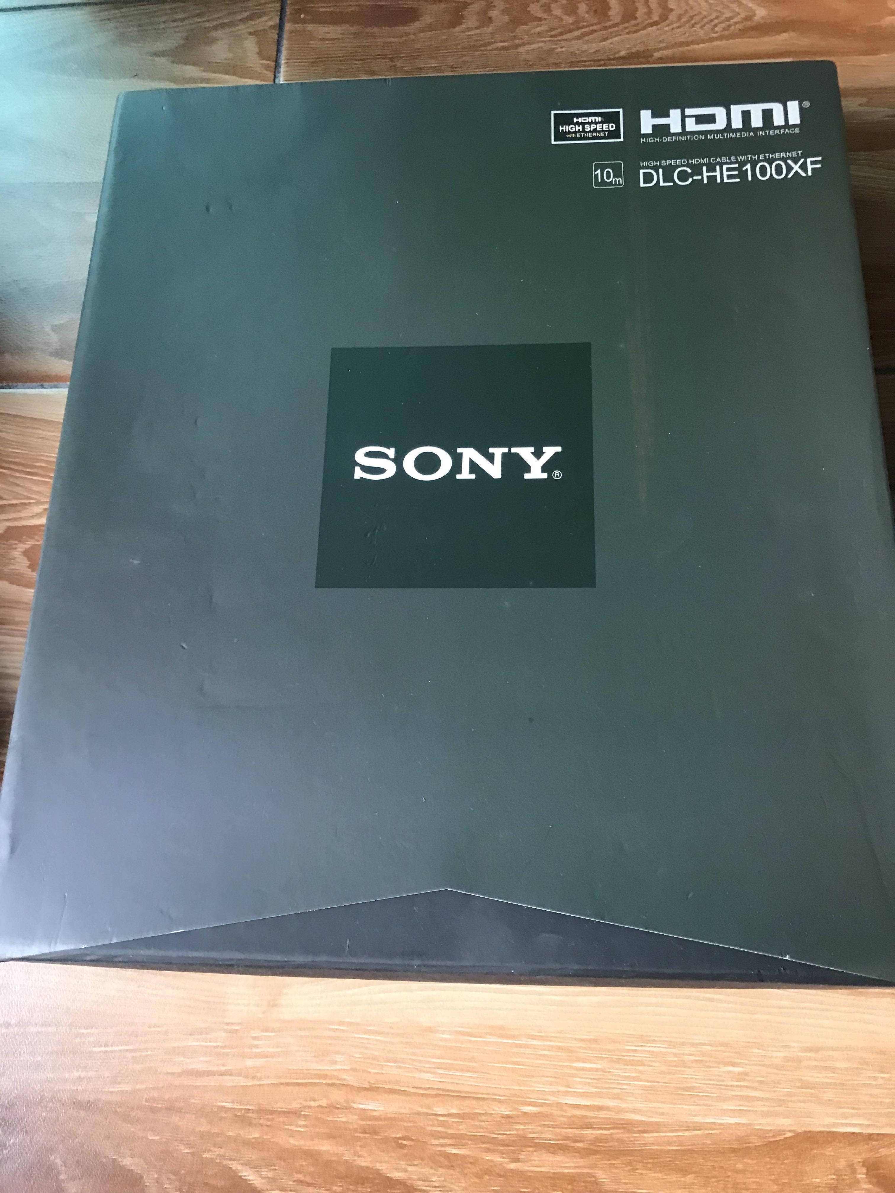 SONY HDMI cable 10M, 電腦&科技, 電腦周邊及配件, 電腦線、轉接線及轉換器 - Carousell