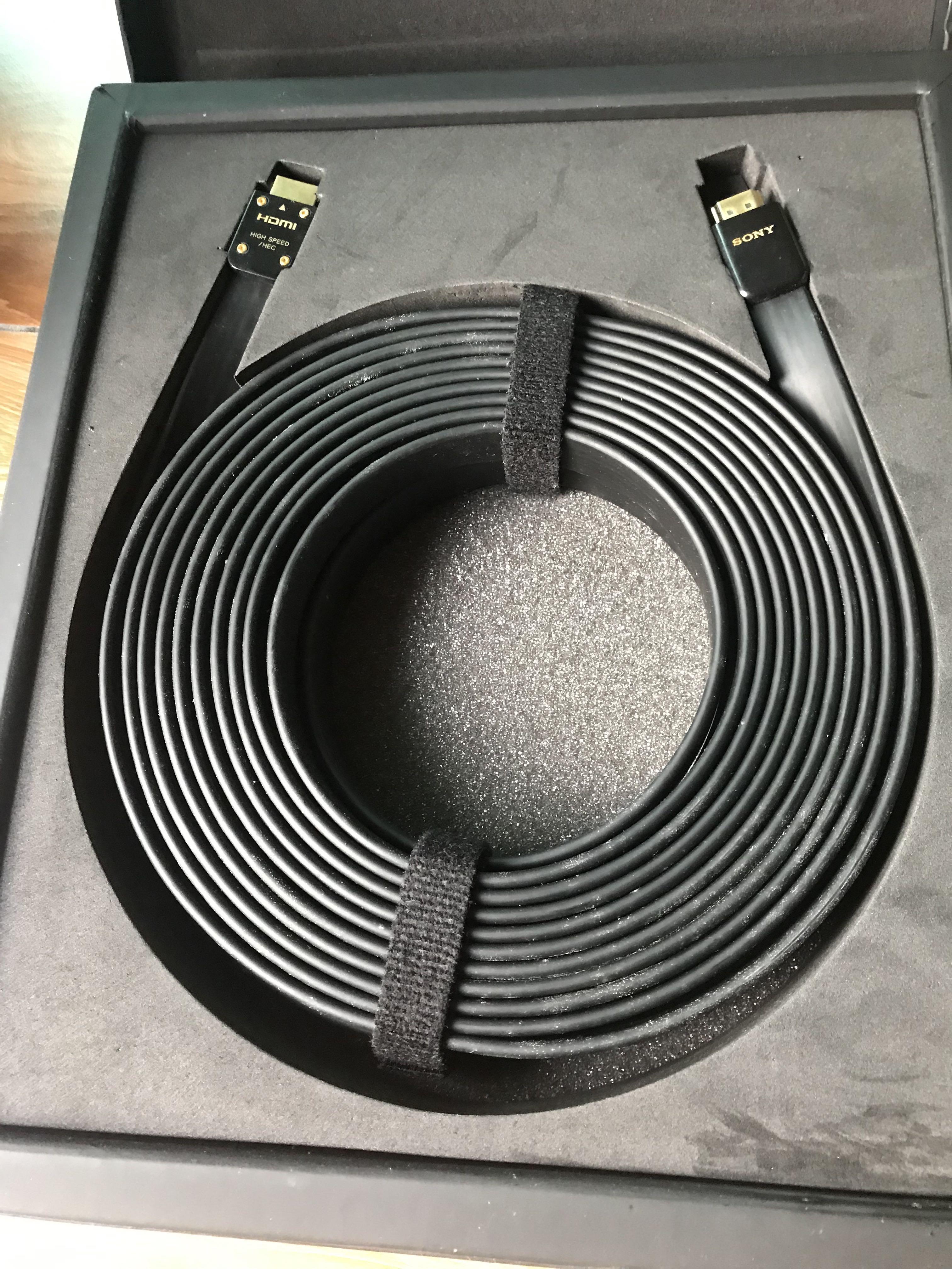 SONY HDMI cable 10M, 電腦&科技, 電腦周邊及配件, 電腦線、轉接線及轉換器 - Carousell
