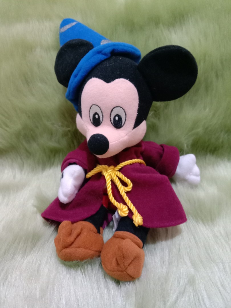 Fantasia 2000 Sorcerer Mickey Disney Bean Bag Plush Toy for sale online 