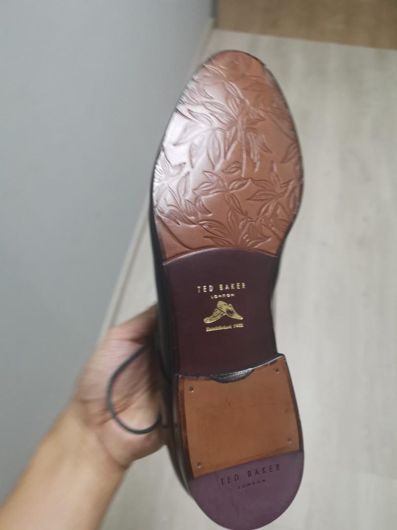 Ted Baker Black leather work shoes Men s Fashion Footwear Dress