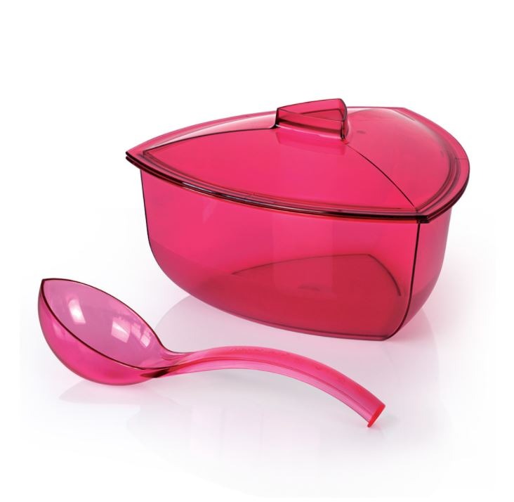 Tupperware Roza Bowl w Ladle (2.2l), Furniture & Home Living ...