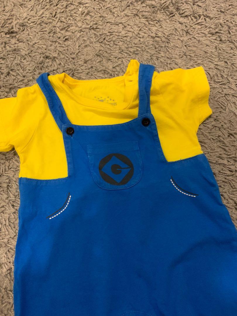 USS Singapore Minion baby romper, Babies & Kids, Babies & Kids Fashion