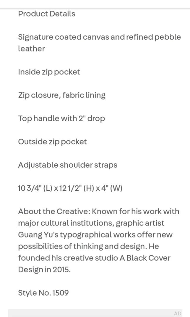 Vale Medium Charlie Backpack In Signature Canvas With Rexy By Guang Yu