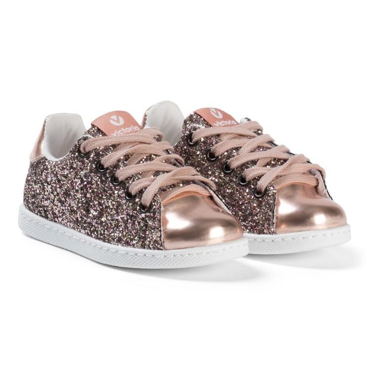 Victoria Girl Gold Sneakers