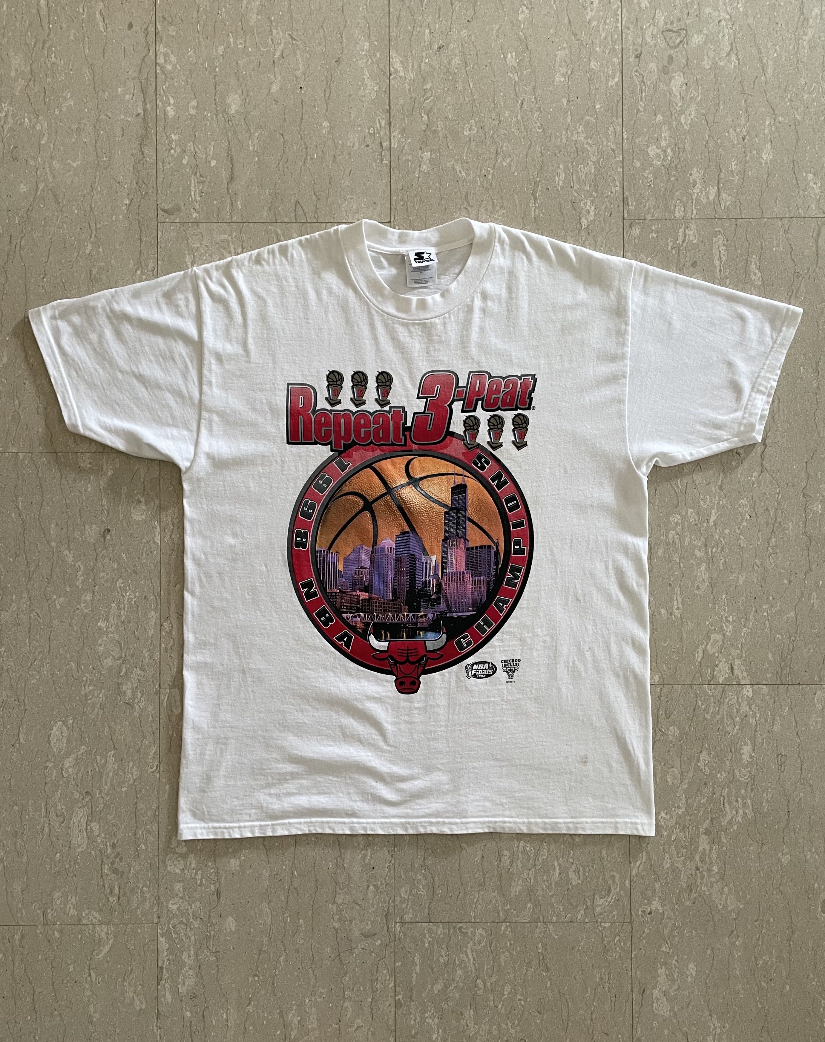 chicago bulls 3 peat shirt