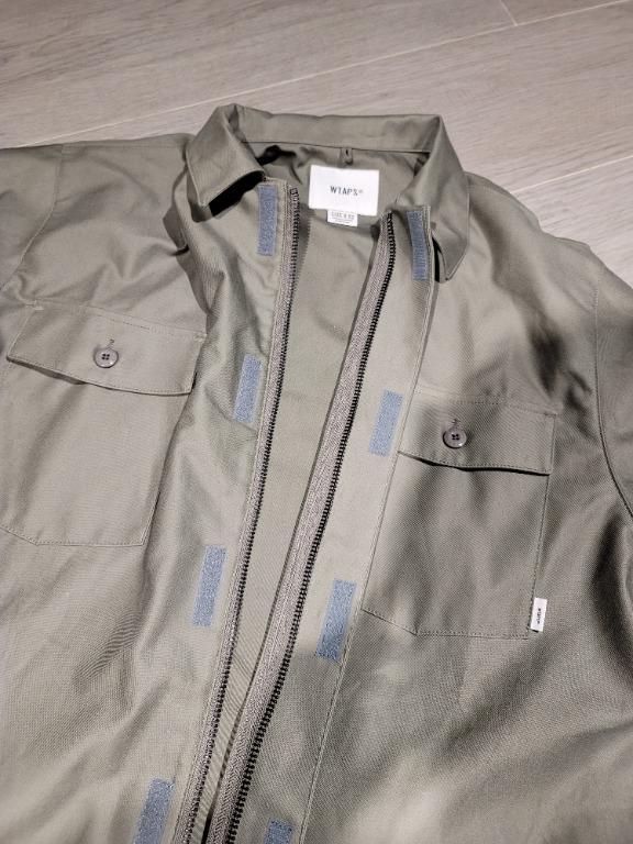Wtaps 21AW FLYERS / LS / COTTON. SATIN, 男裝, 上身及套裝, T-shirt
