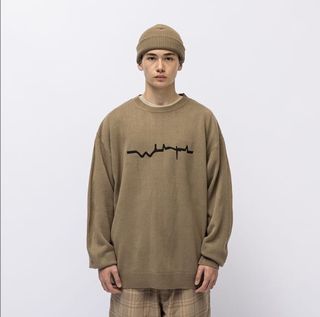 Wtaps 21AW VIBES/SWEATER/ACRYLIC Coyote Brown Size ...