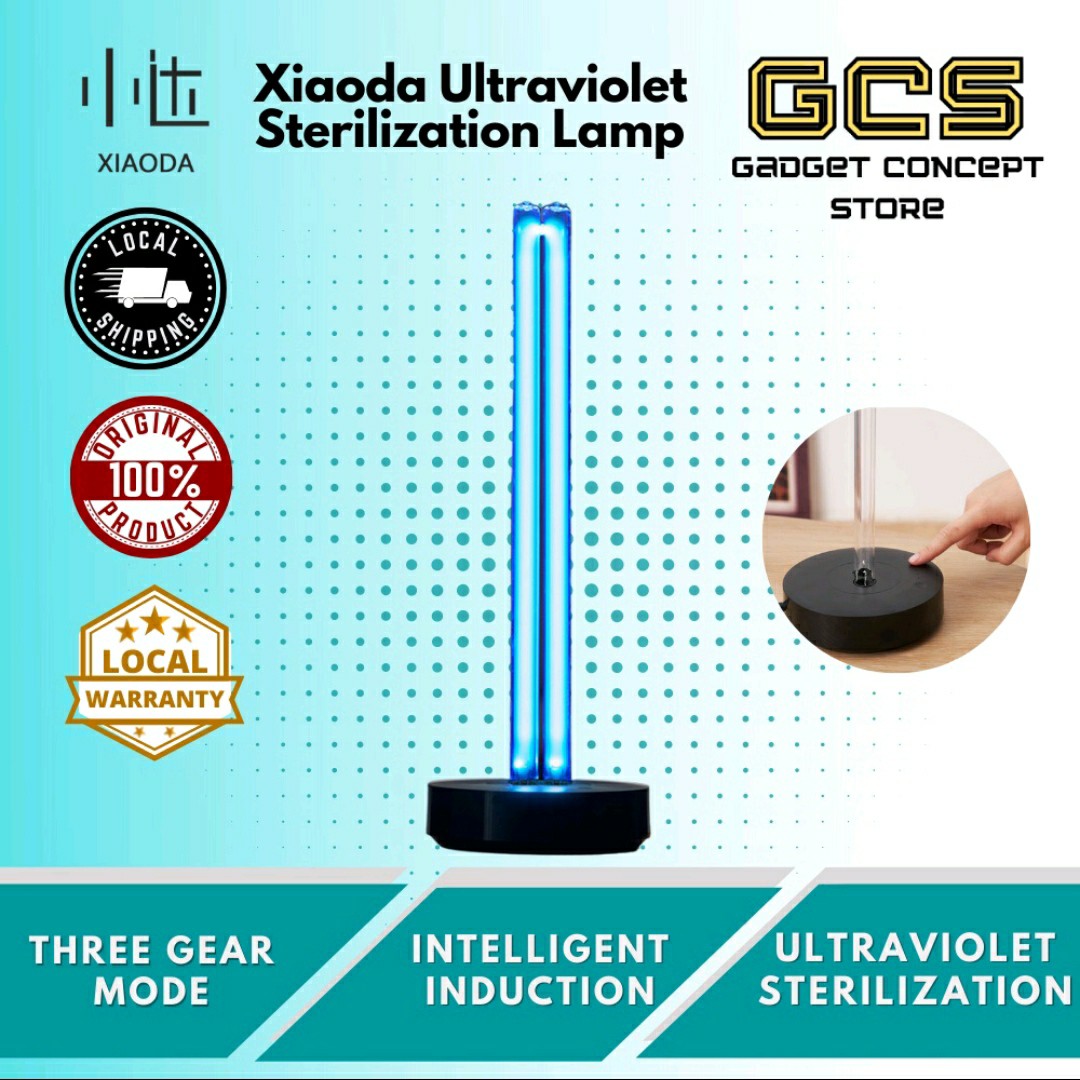 Xiaomi Xiaoda UV Light Sterilizer UVC Lamp with Remote Ultraviolet Germicidal Light Disinfection