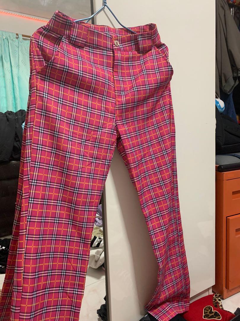 Checkered discount hot pants