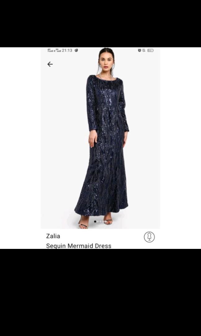 Zalia sequin deals mermaid dress