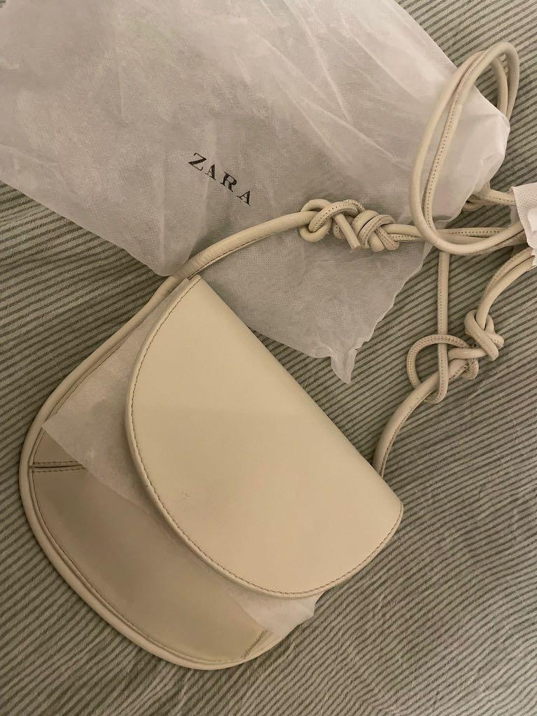 Zara oval leather crossbody bag outlet