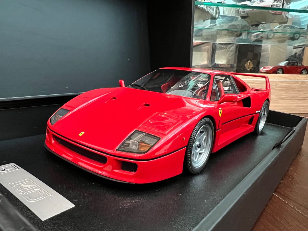 1 18 Ferrari F40 Red Kyosho Resin nt Autoart Hobbies Toys Toys Games on Carousell