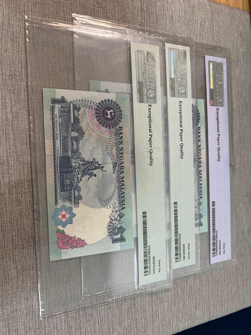 1 Ringgit( 6series ) (Category: Currency) located in Singapore. Submitted by abipapa (Listing ID 1136620127, Image 2). Description: 3pieces Negotiable free postage .