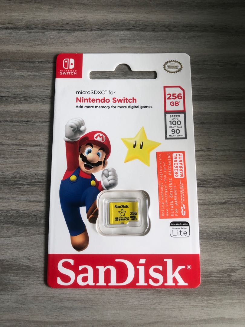 Nintendo Switch 256gb SanDisk Micro SD Card - Games & Entertainment -  1757250040