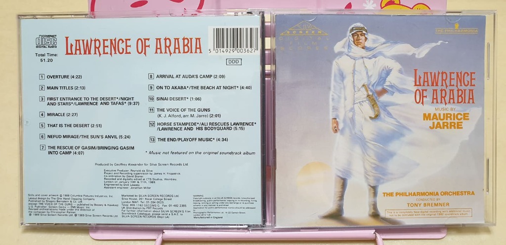 阿拉伯的勞倫斯 電影原聲碟 Lawrence of Arabia 無IFPI 英國版