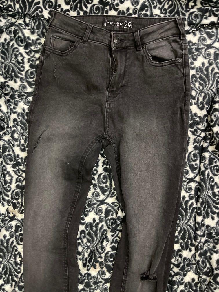 Amisu Skinny Rip Jeans Men s Fashion Bottoms Jeans on Carousell