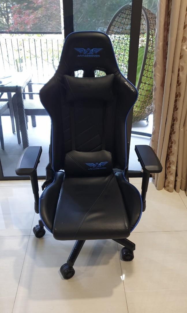 Authentic Armaggeddon Shuttle II Gaming Chair, Furniture & Home Living