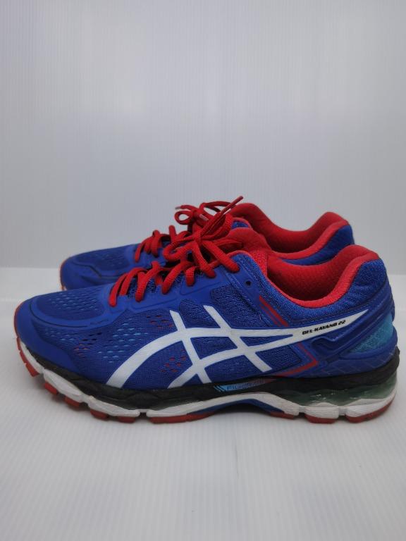 Asics blue hotsell and red