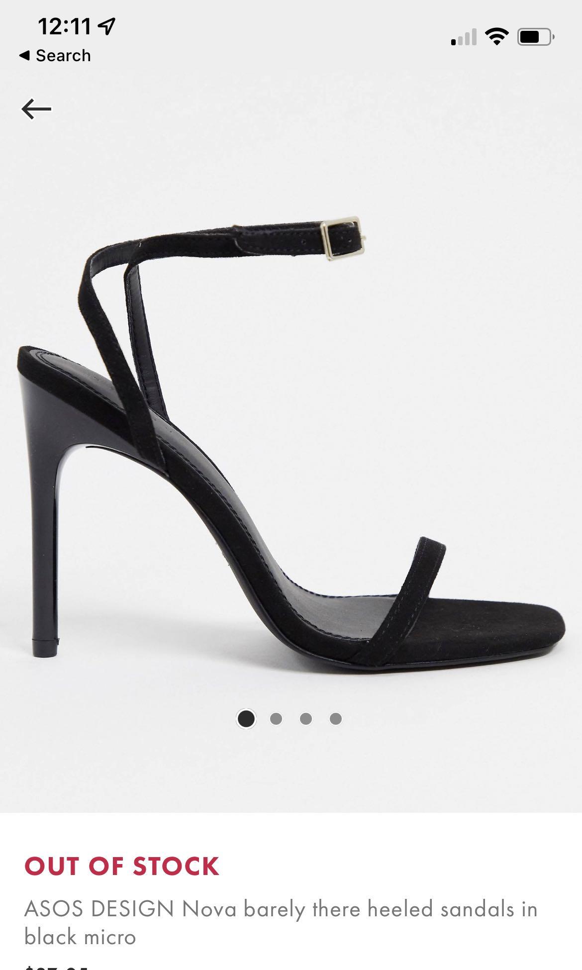 Simmi London Acadia heeled sandals with clear heel in black suede | ASOS | Sandals  heels, Heels, Clear heels