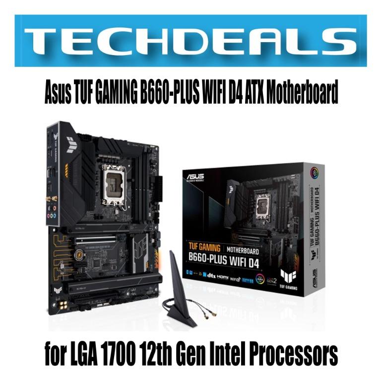 ASUS TUF GAMING B660M- PLUS WIFI D4 Intel B660 LGA 1700 Micro ATX - Motherboards - Motherboards - Computer Components - MT Shop - View #2