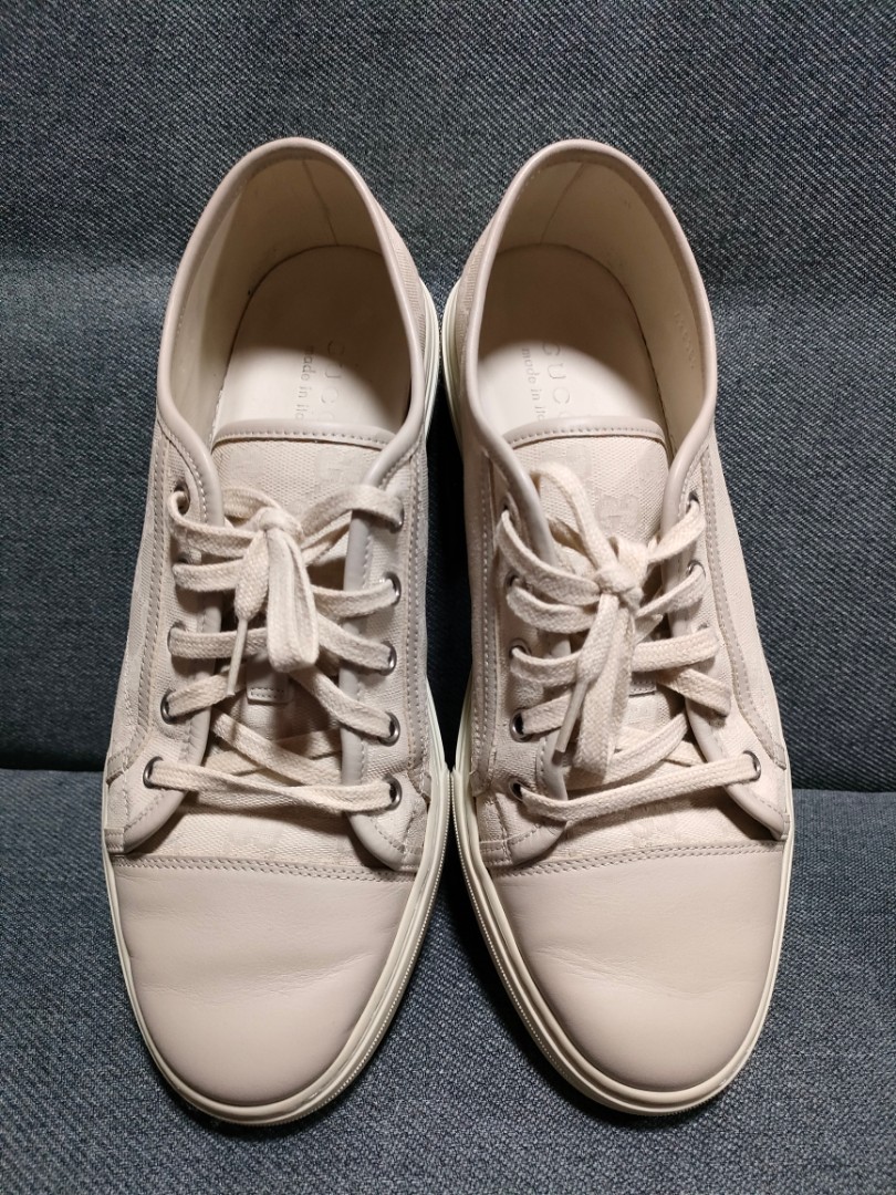 White gucci mens sneakers best sale