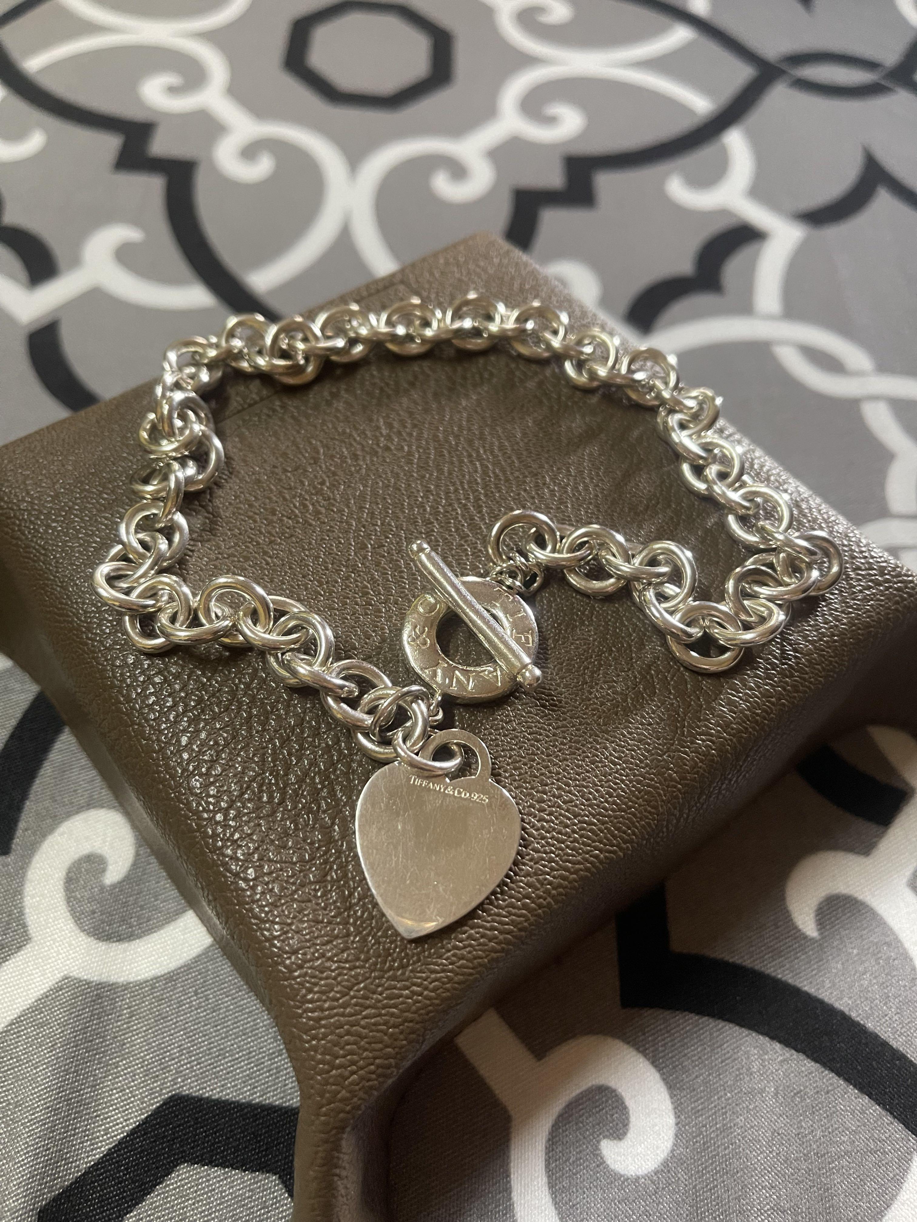 Heart Tag Toggle Necklace 