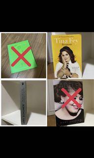 Autobiography & Biography Books (Ed Sheeran, Tina Fey, Adele, Amy Schumer)
