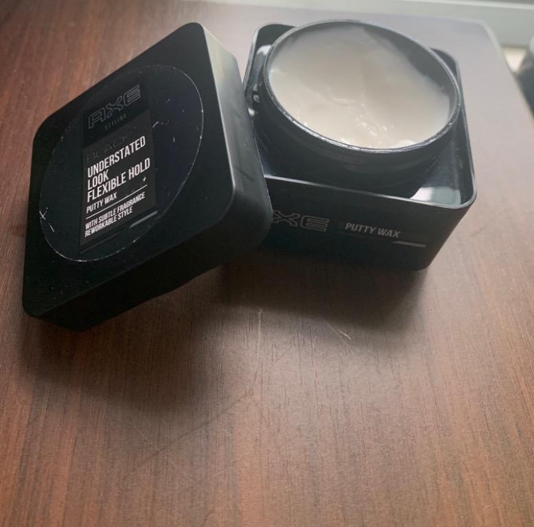 AXE STYLING black understated look flexible hold putty wax 髮泥, 美容＆化妝品