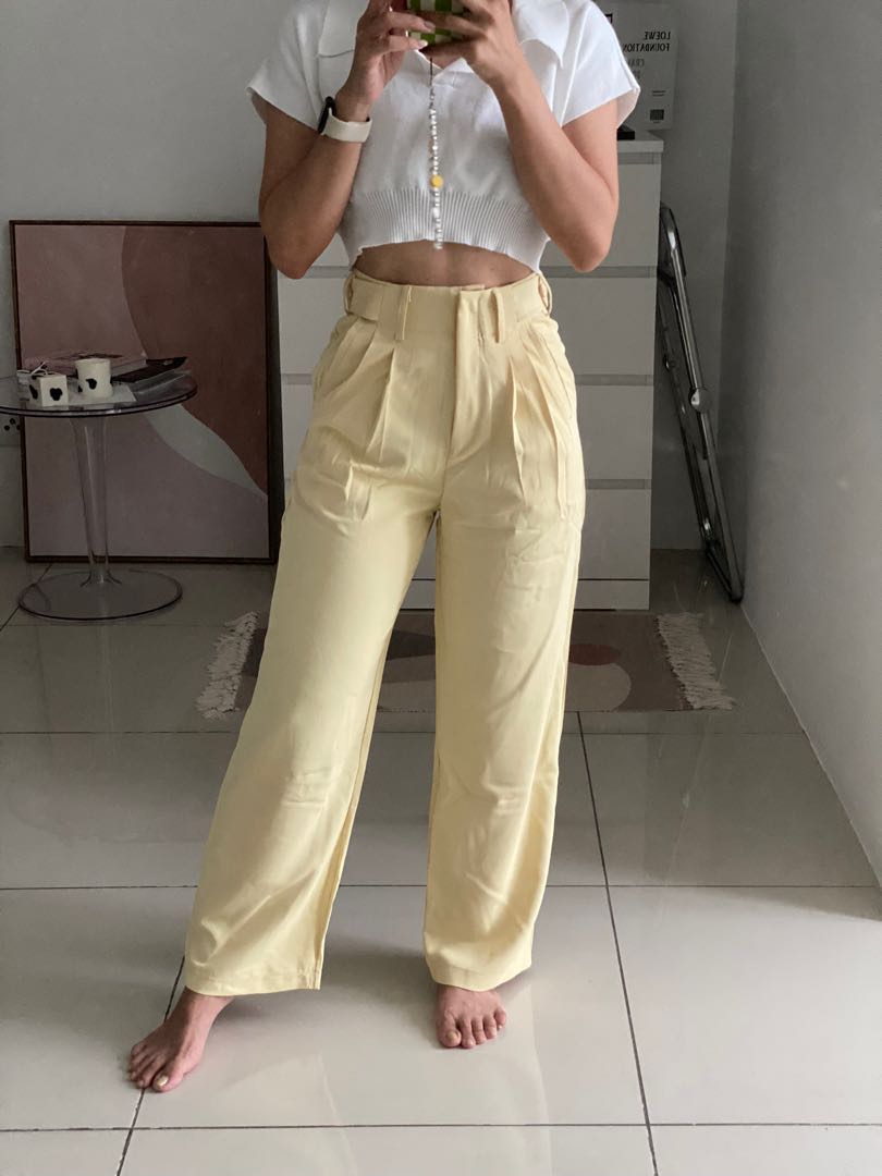 Baby yellow joggers cheap